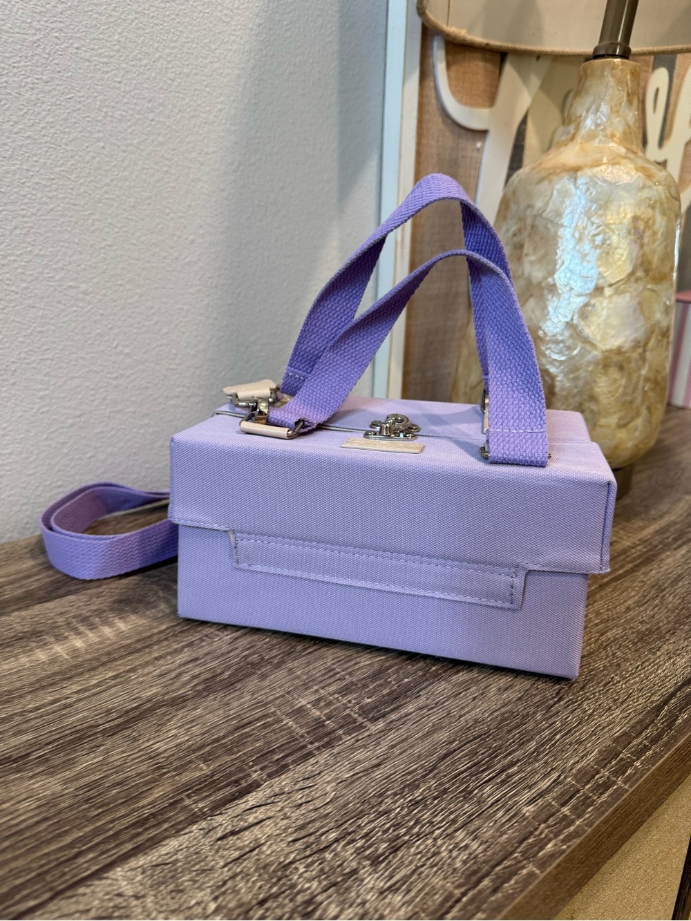 Splay Tray Splaytray Crossbody Bag EUC Lavender - small size